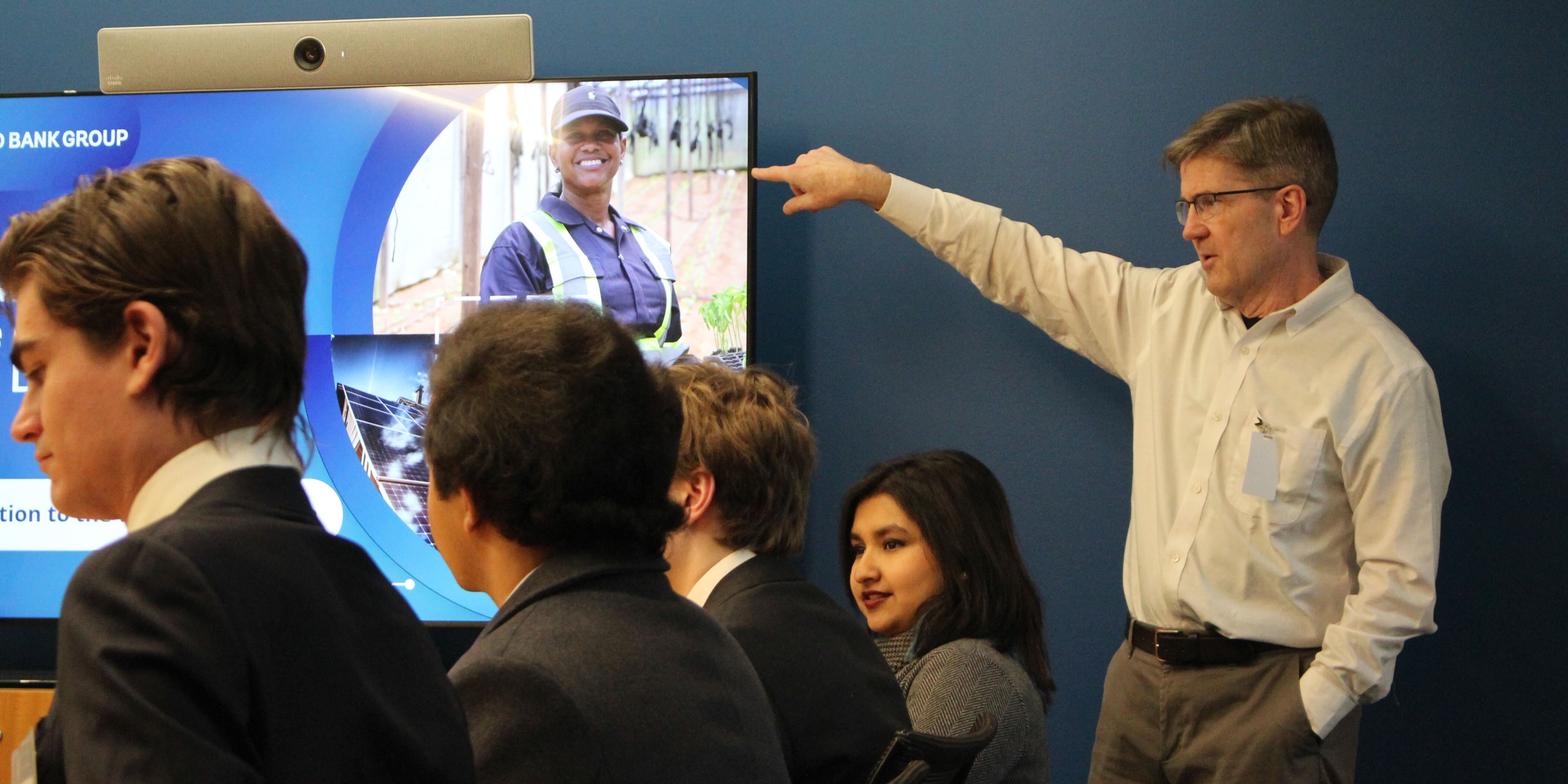 John Austin leading a session